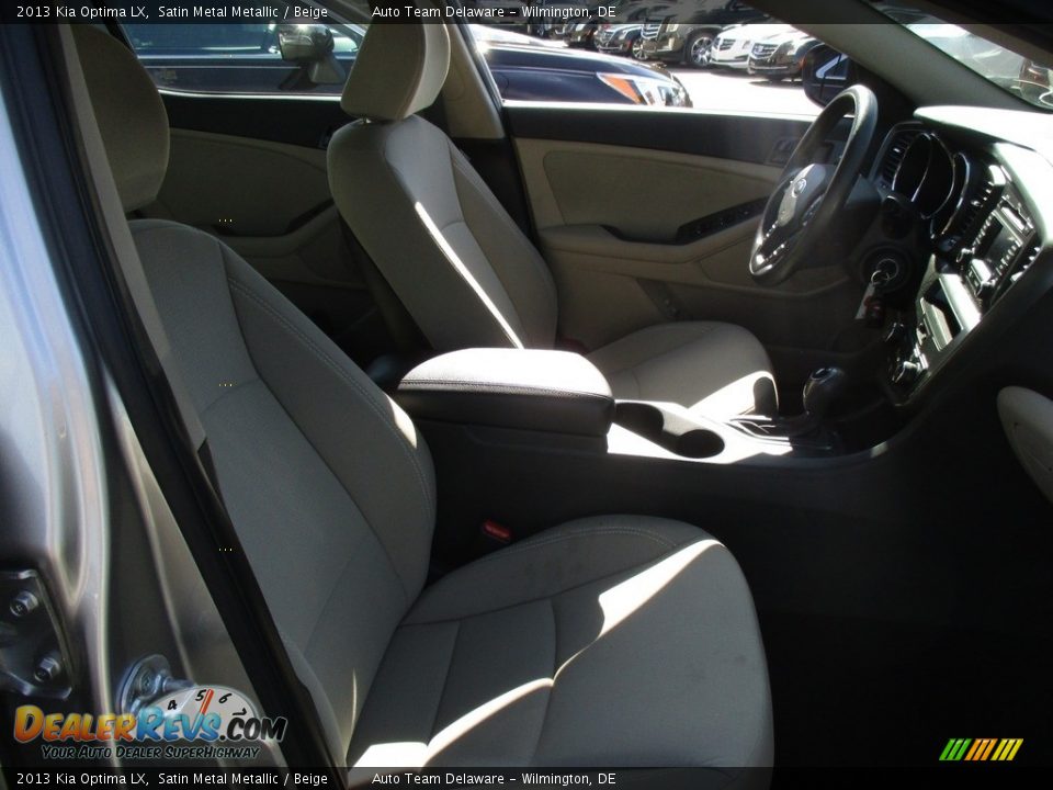 2013 Kia Optima LX Satin Metal Metallic / Beige Photo #18