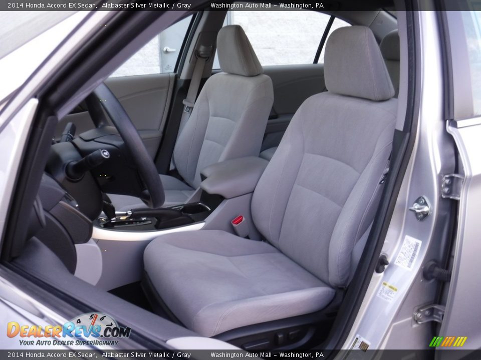 2014 Honda Accord EX Sedan Alabaster Silver Metallic / Gray Photo #13