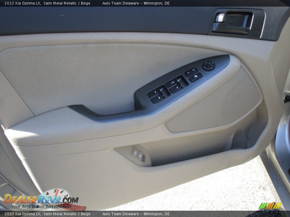 2013 Kia Optima LX Satin Metal Metallic / Beige Photo #23
