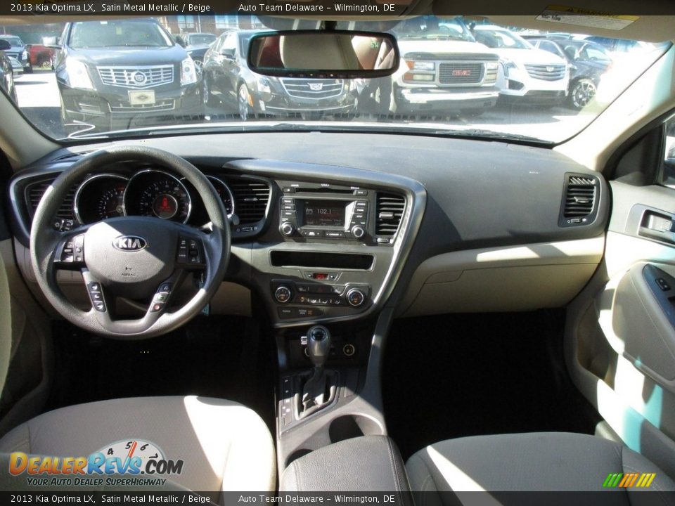 2013 Kia Optima LX Satin Metal Metallic / Beige Photo #27