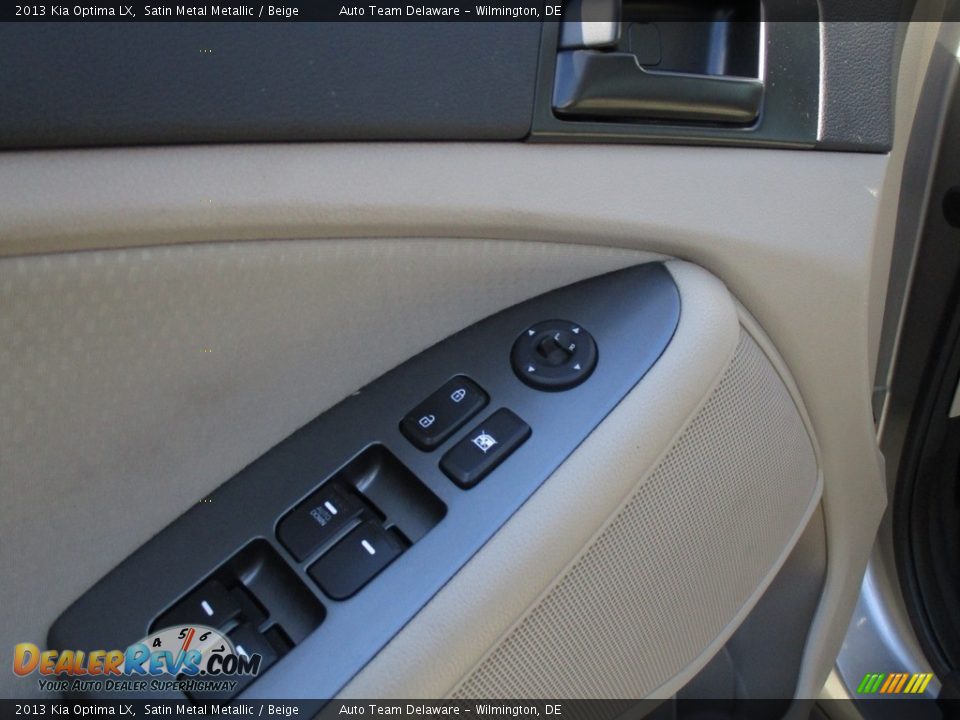 2013 Kia Optima LX Satin Metal Metallic / Beige Photo #28