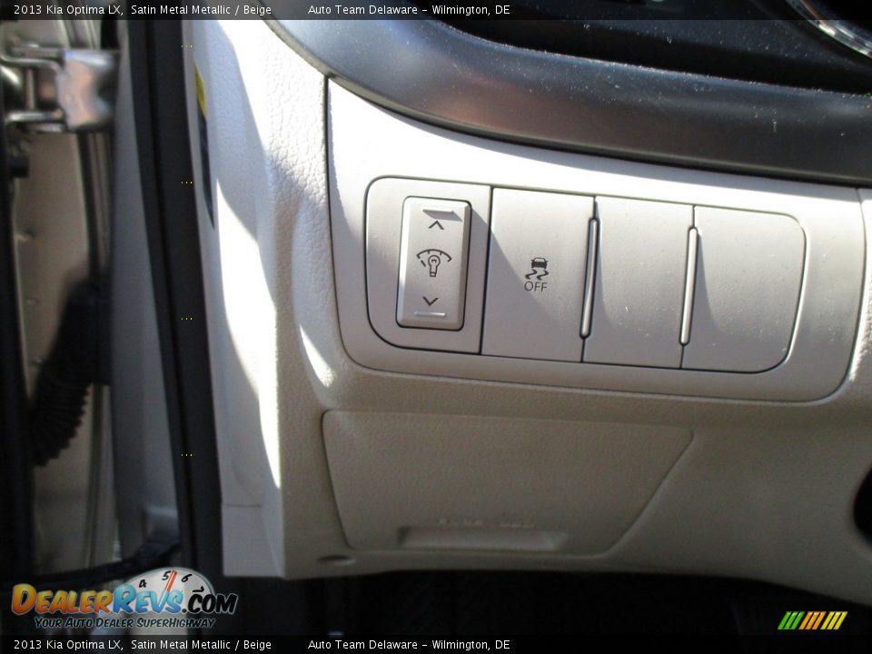 2013 Kia Optima LX Satin Metal Metallic / Beige Photo #30