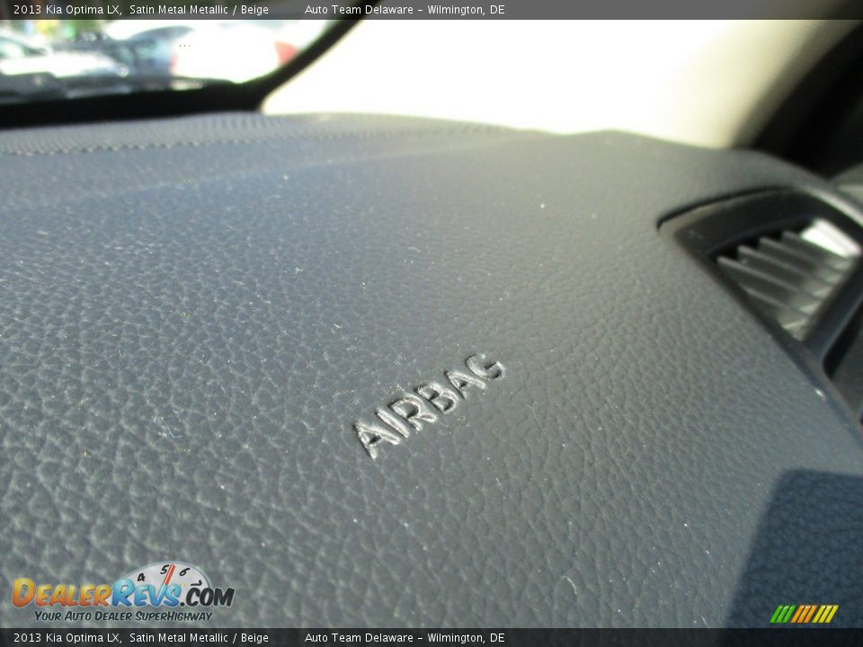 2013 Kia Optima LX Satin Metal Metallic / Beige Photo #34