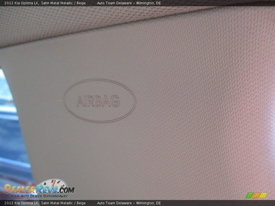2013 Kia Optima LX Satin Metal Metallic / Beige Photo #35