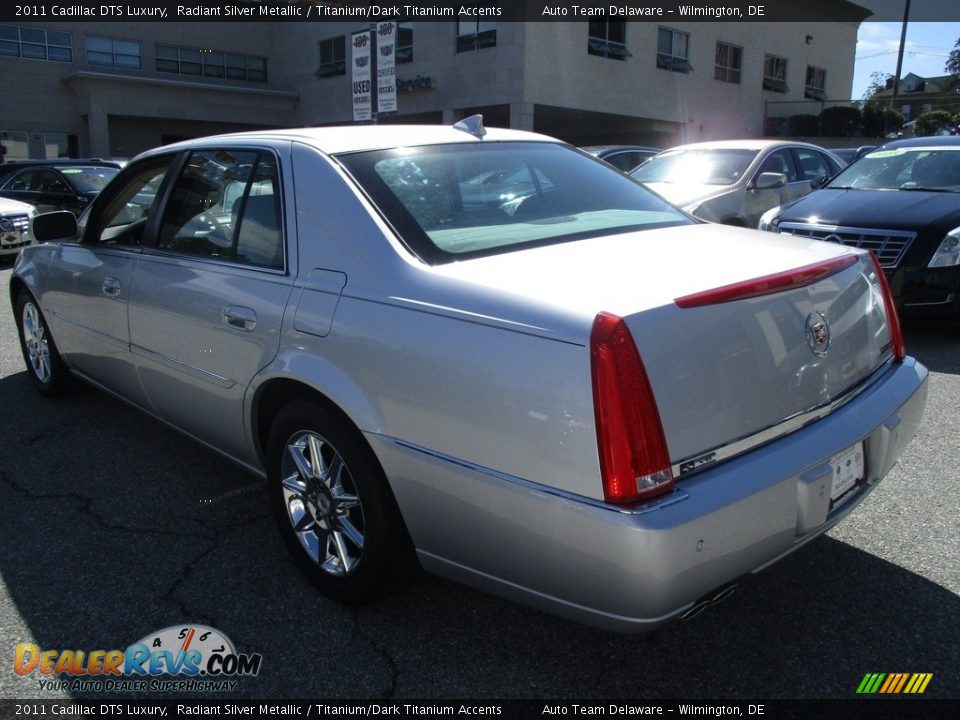 2011 Cadillac DTS Luxury Radiant Silver Metallic / Titanium/Dark Titanium Accents Photo #4