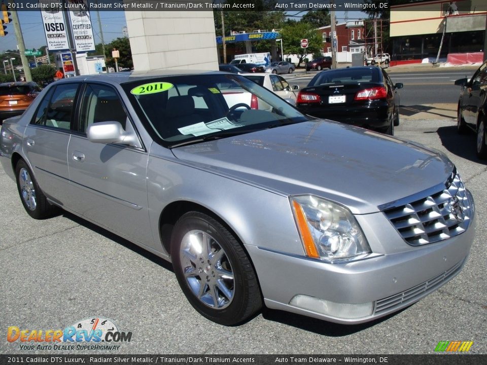 2011 Cadillac DTS Luxury Radiant Silver Metallic / Titanium/Dark Titanium Accents Photo #8