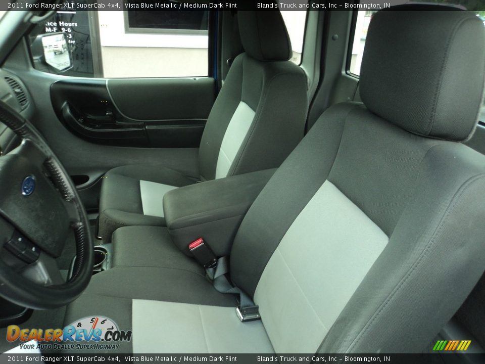2011 Ford Ranger XLT SuperCab 4x4 Vista Blue Metallic / Medium Dark Flint Photo #8