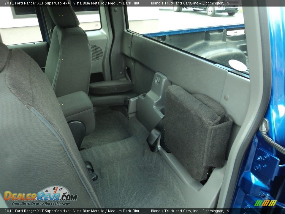 2011 Ford Ranger XLT SuperCab 4x4 Vista Blue Metallic / Medium Dark Flint Photo #9