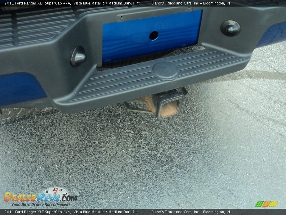 2011 Ford Ranger XLT SuperCab 4x4 Vista Blue Metallic / Medium Dark Flint Photo #29