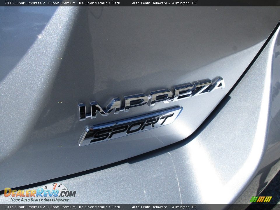 2016 Subaru Impreza 2.0i Sport Premium Ice Silver Metallic / Black Photo #7