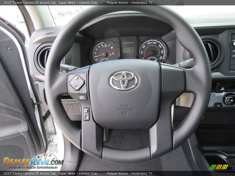 2017 Toyota Tacoma SR Access Cab Steering Wheel Photo #26