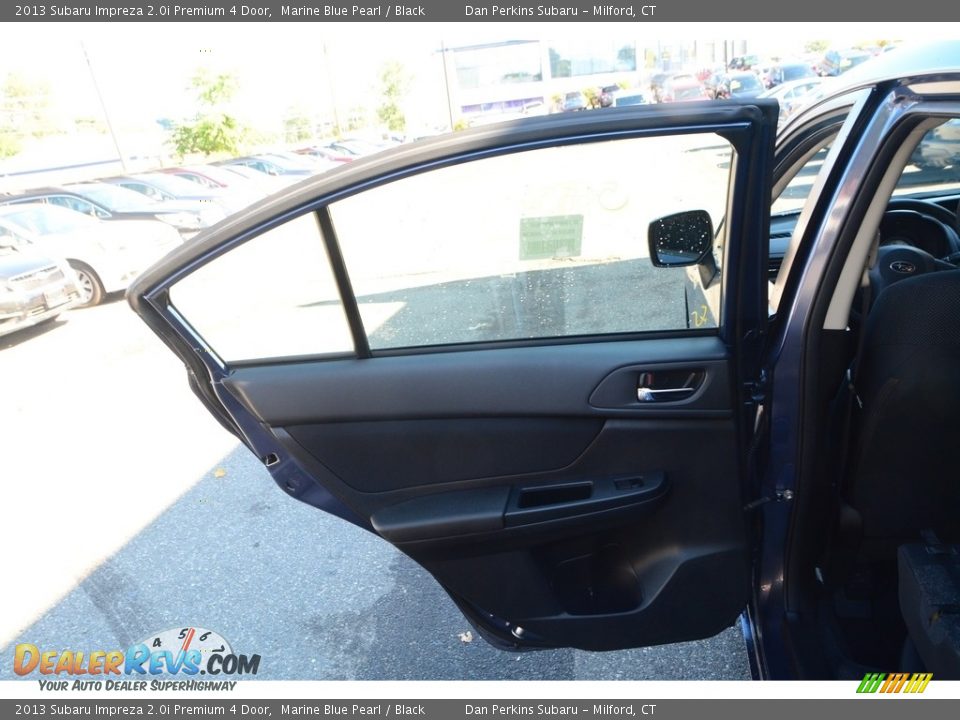 2013 Subaru Impreza 2.0i Premium 4 Door Marine Blue Pearl / Black Photo #20