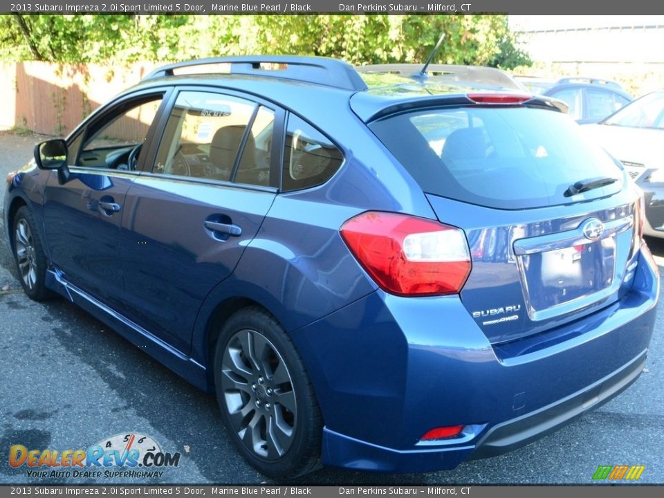 2013 Subaru Impreza 2.0i Sport Limited 5 Door Marine Blue Pearl / Black Photo #8