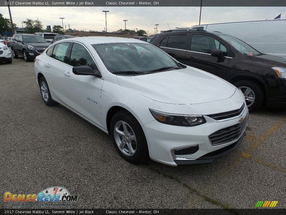 2017 Chevrolet Malibu LS Summit White / Jet Black Photo #3