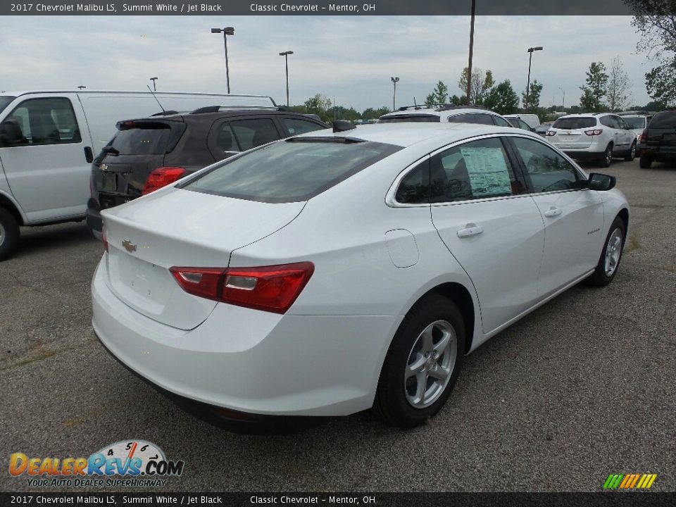 2017 Chevrolet Malibu LS Summit White / Jet Black Photo #5