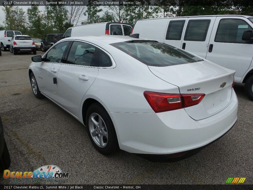 2017 Chevrolet Malibu LS Summit White / Jet Black Photo #6