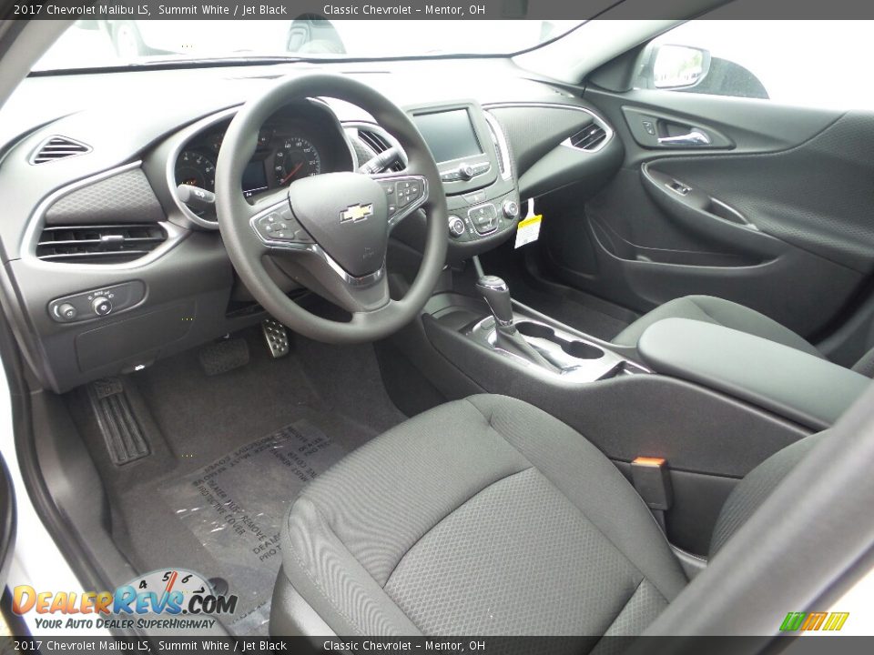 2017 Chevrolet Malibu LS Summit White / Jet Black Photo #7