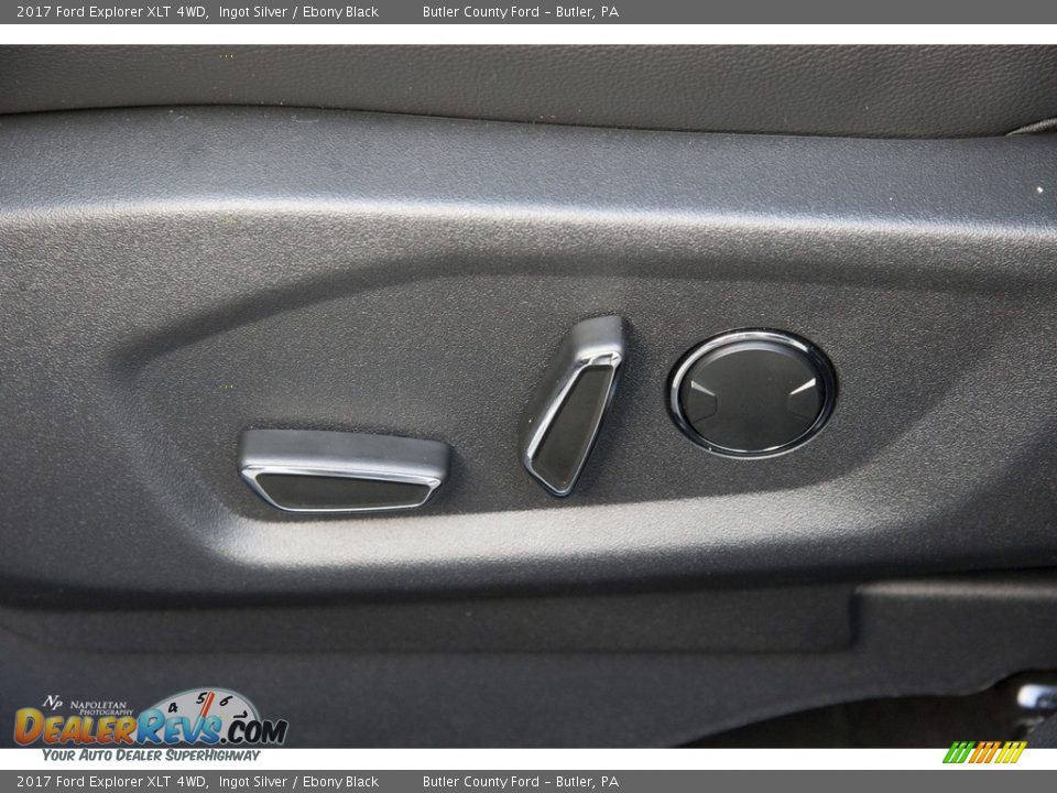 2017 Ford Explorer XLT 4WD Ingot Silver / Ebony Black Photo #8