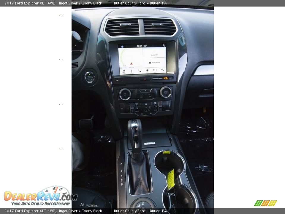 2017 Ford Explorer XLT 4WD Ingot Silver / Ebony Black Photo #14