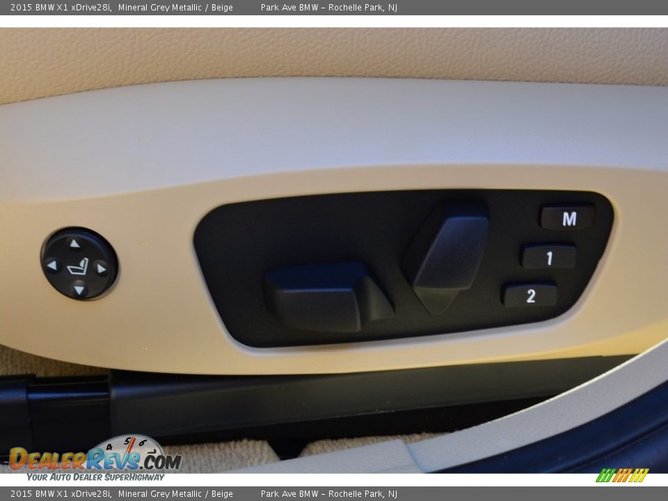 2015 BMW X1 xDrive28i Mineral Grey Metallic / Beige Photo #12