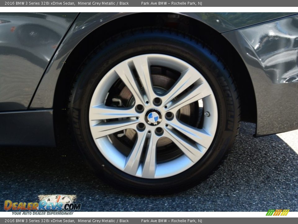 2016 BMW 3 Series 328i xDrive Sedan Mineral Grey Metallic / Black Photo #33