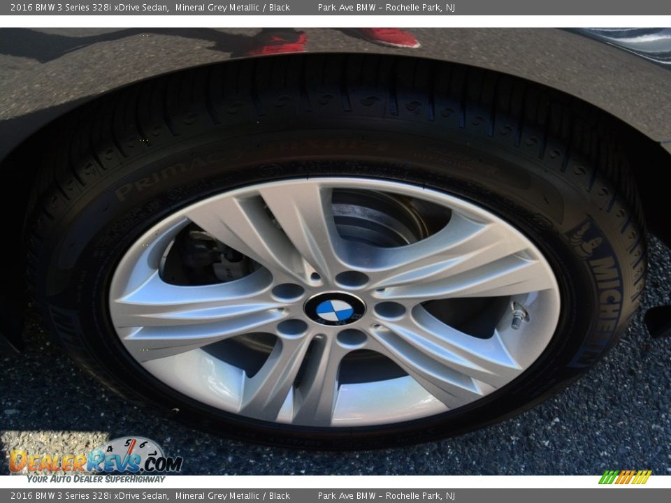 2016 BMW 3 Series 328i xDrive Sedan Mineral Grey Metallic / Black Photo #34