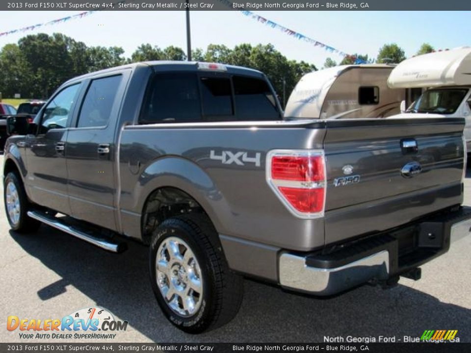 2013 Ford F150 XLT SuperCrew 4x4 Sterling Gray Metallic / Steel Gray Photo #3