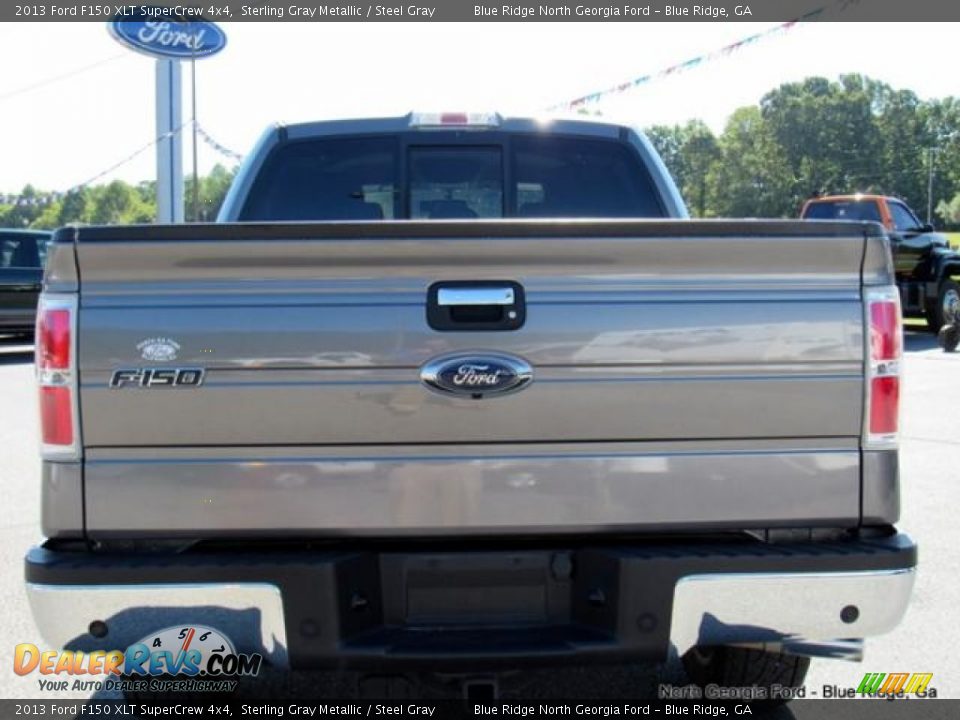 2013 Ford F150 XLT SuperCrew 4x4 Sterling Gray Metallic / Steel Gray Photo #4