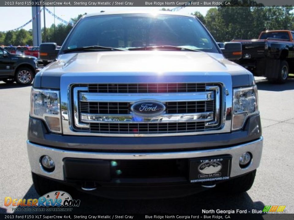2013 Ford F150 XLT SuperCrew 4x4 Sterling Gray Metallic / Steel Gray Photo #8
