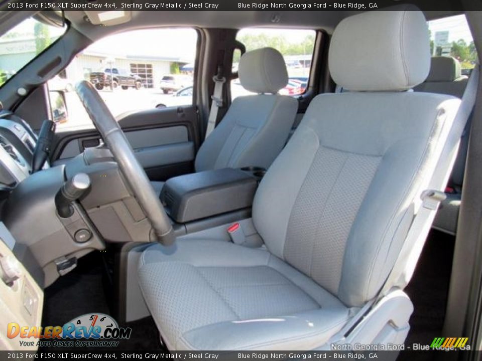 2013 Ford F150 XLT SuperCrew 4x4 Sterling Gray Metallic / Steel Gray Photo #9