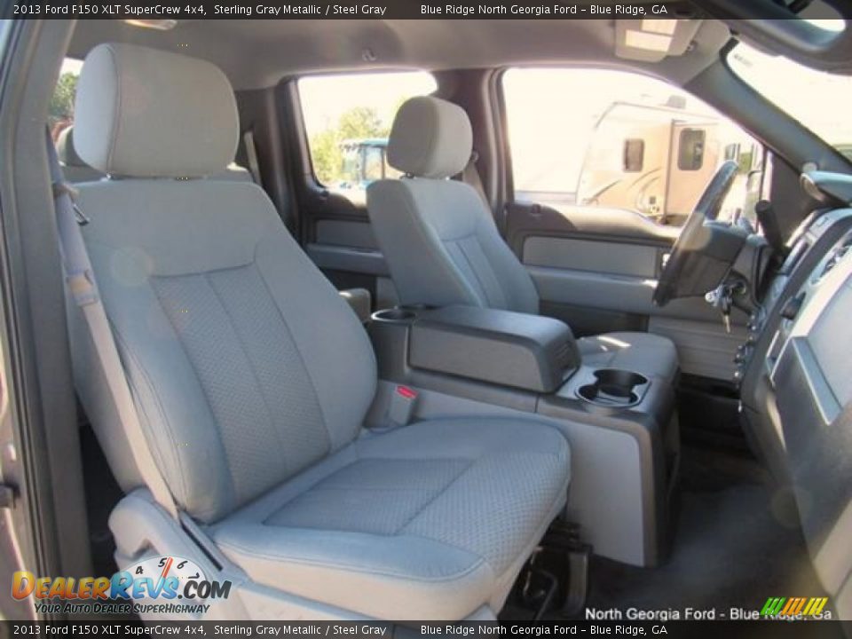 2013 Ford F150 XLT SuperCrew 4x4 Sterling Gray Metallic / Steel Gray Photo #10