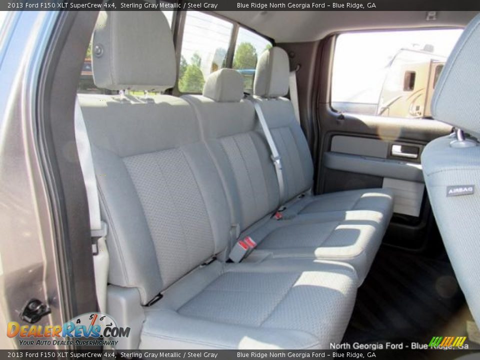 2013 Ford F150 XLT SuperCrew 4x4 Sterling Gray Metallic / Steel Gray Photo #12