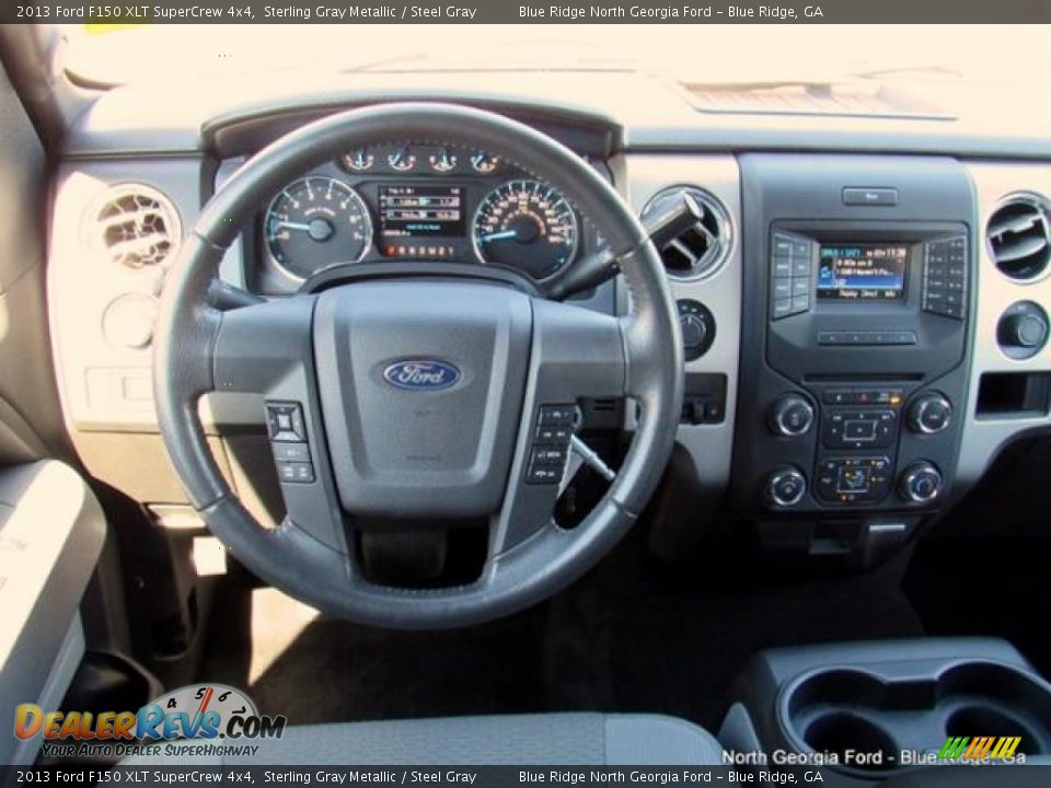 2013 Ford F150 XLT SuperCrew 4x4 Sterling Gray Metallic / Steel Gray Photo #14
