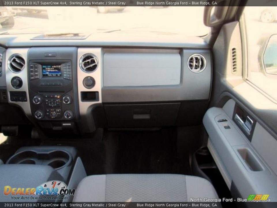 2013 Ford F150 XLT SuperCrew 4x4 Sterling Gray Metallic / Steel Gray Photo #16