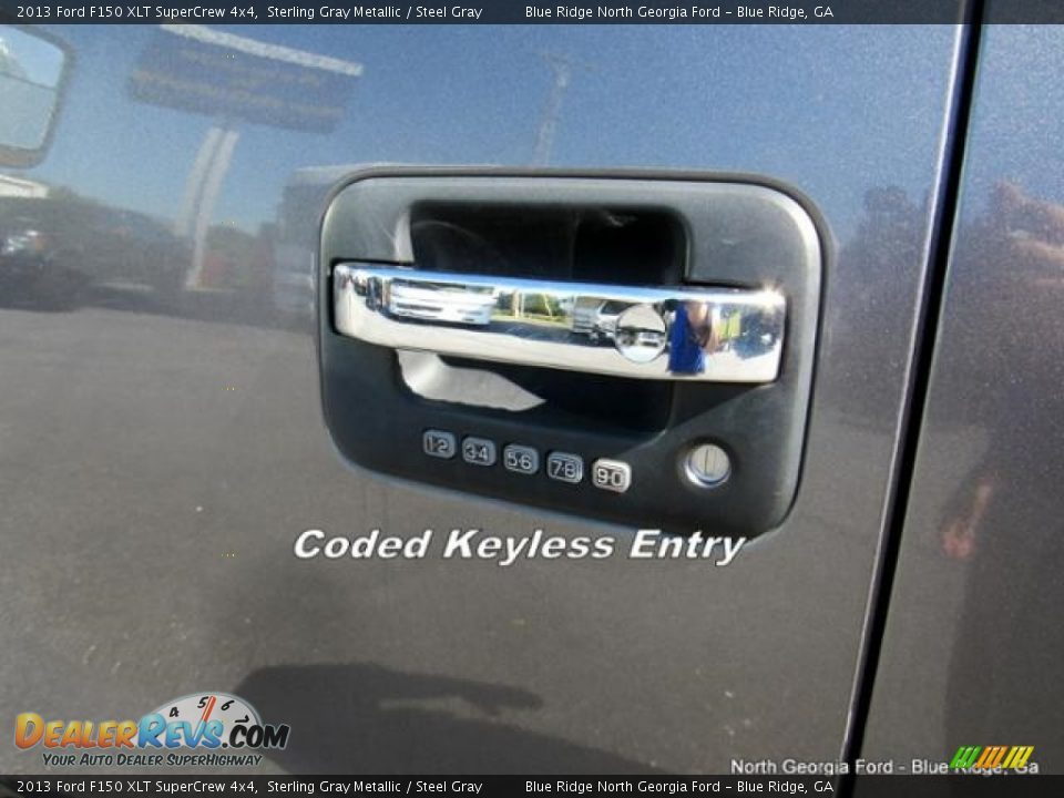 2013 Ford F150 XLT SuperCrew 4x4 Sterling Gray Metallic / Steel Gray Photo #24