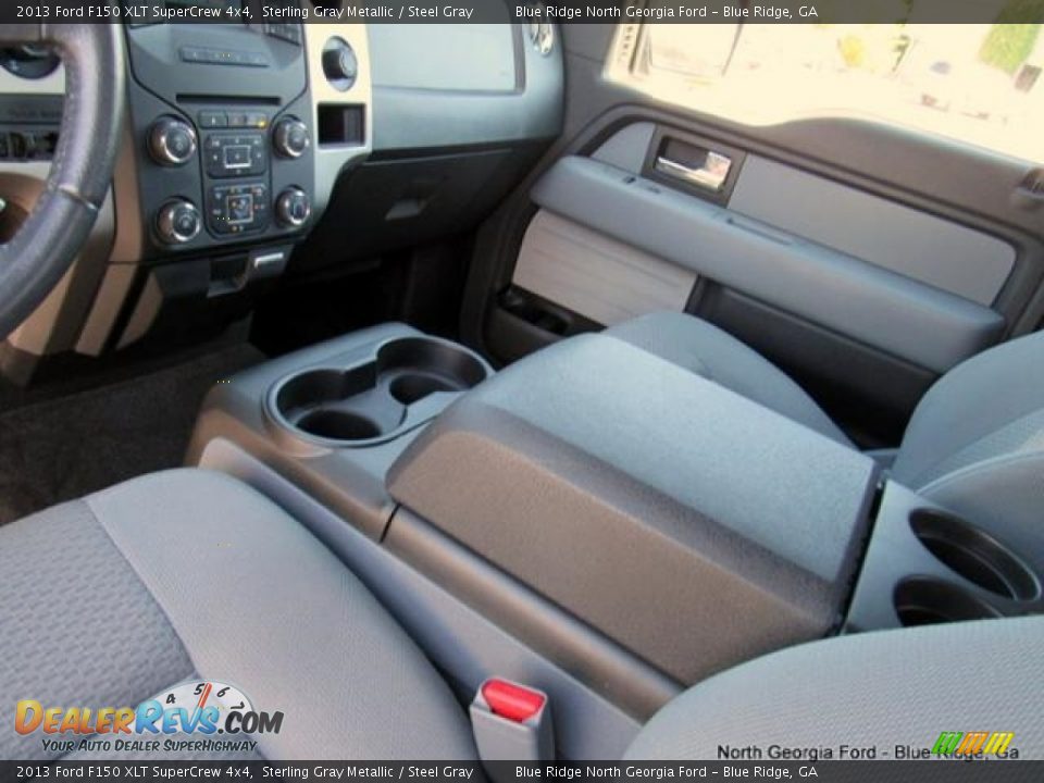 2013 Ford F150 XLT SuperCrew 4x4 Sterling Gray Metallic / Steel Gray Photo #26