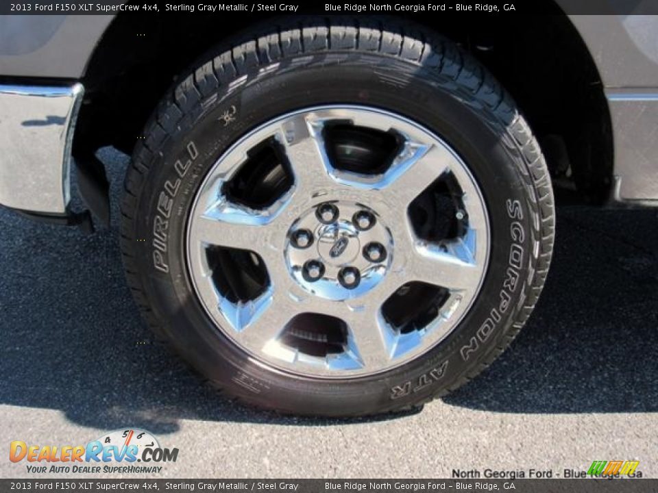 2013 Ford F150 XLT SuperCrew 4x4 Sterling Gray Metallic / Steel Gray Photo #27