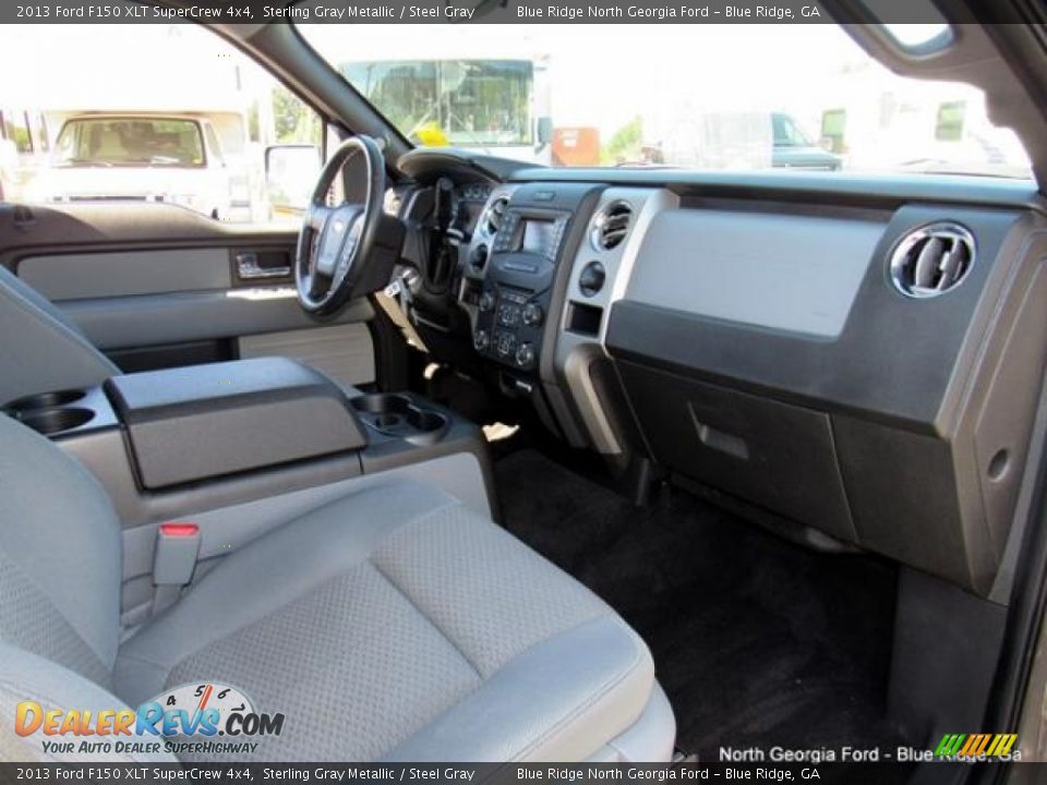 2013 Ford F150 XLT SuperCrew 4x4 Sterling Gray Metallic / Steel Gray Photo #32
