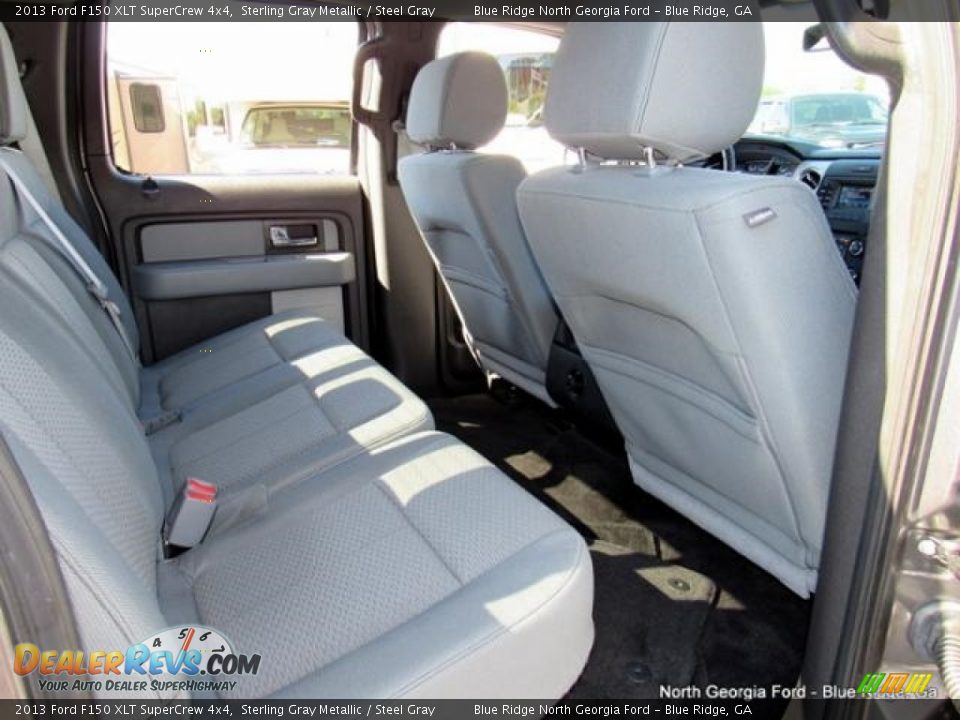 2013 Ford F150 XLT SuperCrew 4x4 Sterling Gray Metallic / Steel Gray Photo #34
