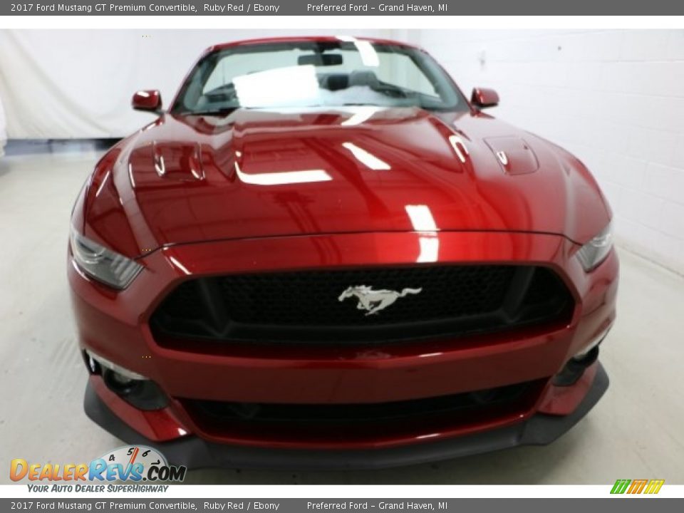 2017 Ford Mustang GT Premium Convertible Ruby Red / Ebony Photo #5