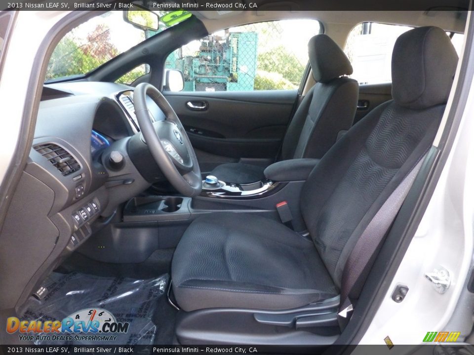 2013 Nissan LEAF SV Brilliant Silver / Black Photo #6