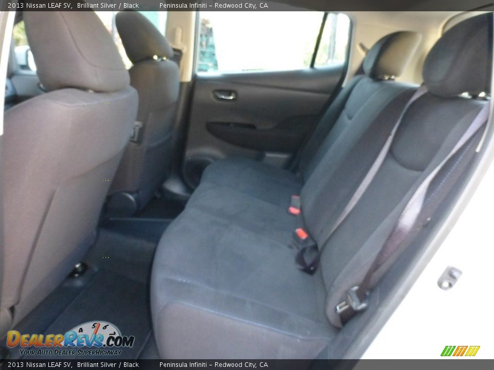 2013 Nissan LEAF SV Brilliant Silver / Black Photo #7