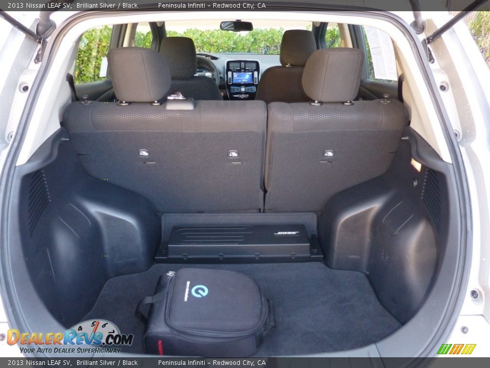 2013 Nissan LEAF SV Brilliant Silver / Black Photo #13