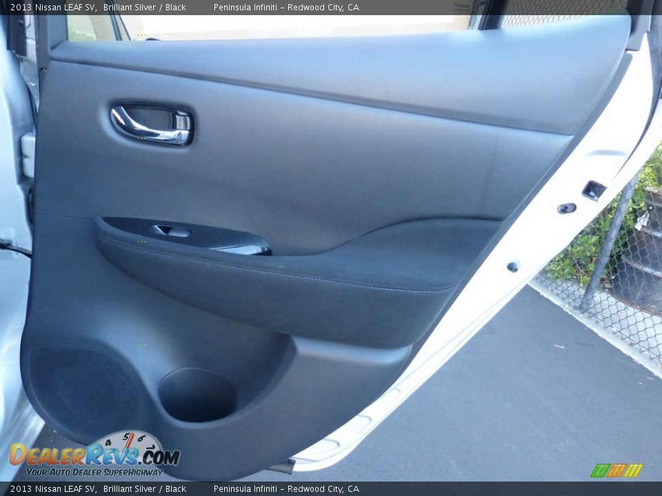 2013 Nissan LEAF SV Brilliant Silver / Black Photo #14