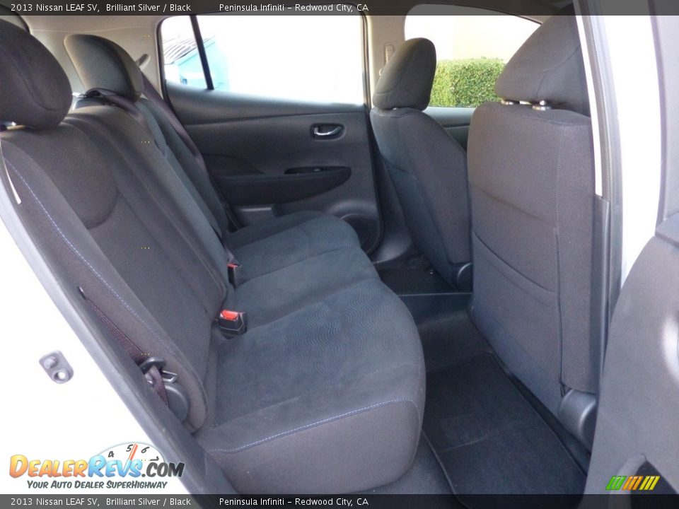 2013 Nissan LEAF SV Brilliant Silver / Black Photo #15