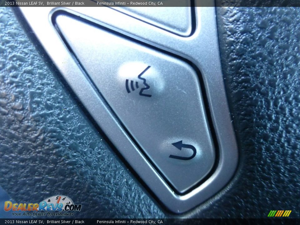 2013 Nissan LEAF SV Brilliant Silver / Black Photo #21