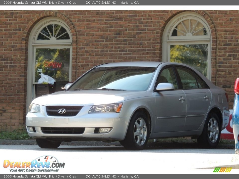 2006 Hyundai Sonata GLS V6 Bright Silver / Gray Photo #1