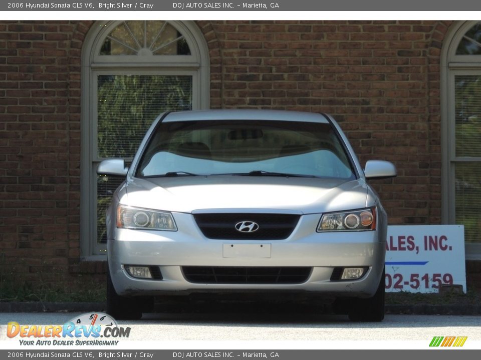 2006 Hyundai Sonata GLS V6 Bright Silver / Gray Photo #4