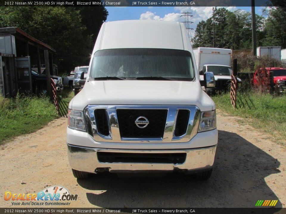 2012 Nissan NV 2500 HD SV High Roof Blizzard White / Charcoal Photo #2