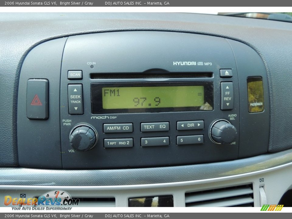2006 Hyundai Sonata GLS V6 Bright Silver / Gray Photo #9